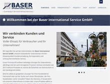 Tablet Screenshot of baser-international.de